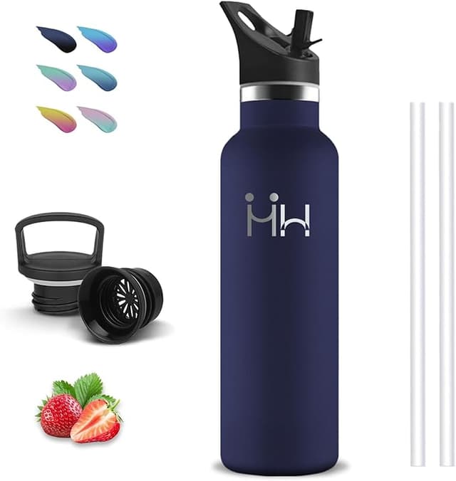 Imagen de Botella Térmica Acero Inoxidable 500ml con Pajita 🚰 en OfertitasTOP