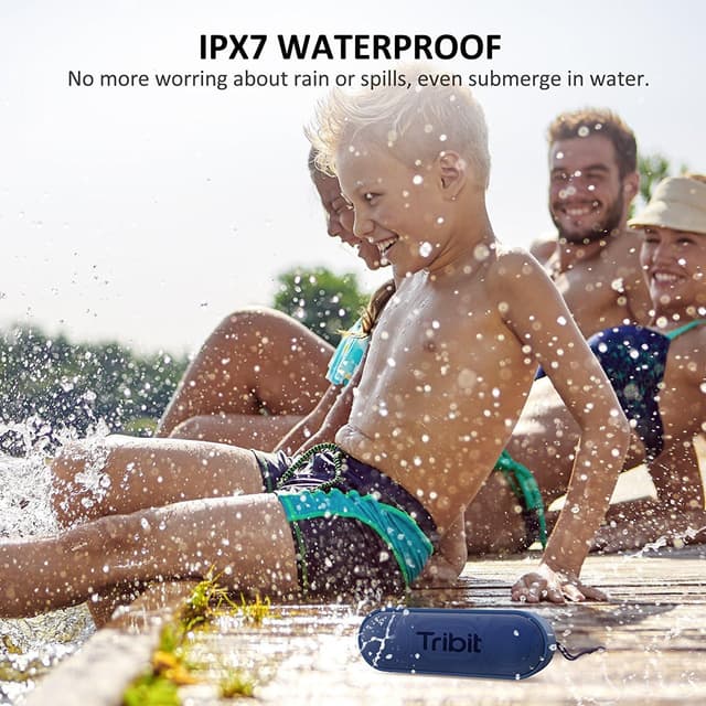 Detalle 2 de Tribit XSound Go (Upgraded) 16W portable Bluetooth speaker with IPX7 waterproofing and Type-C