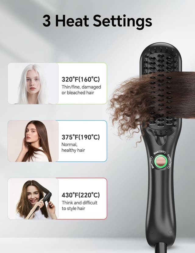 Thumbnail 3 de LANDOT Mini Hair Straightener Brush 28mm hair straightener 🪮
