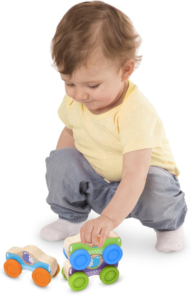 Thumbnail 1 de Melissa & Doug 40129 Animal Stacking Cars wooden toy