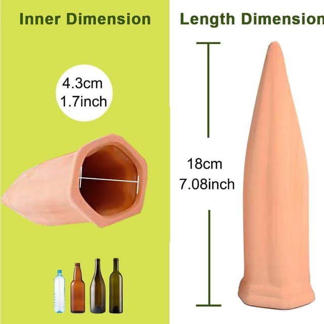 Detalle de JQTOP self watering spikes for plants