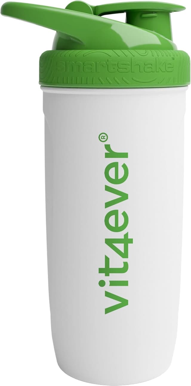 Detalle de Vit4ever Shaker en acier inoxydable Reforce Stainless White, 700 ml