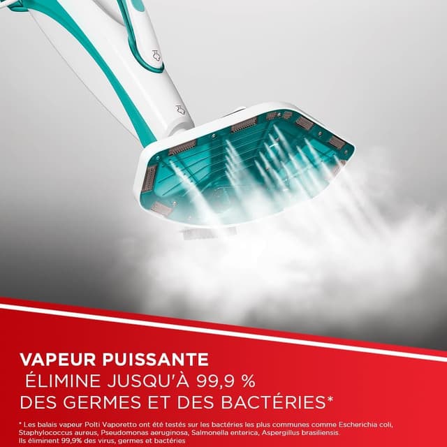 Thumbnail 4 de Polti Vaporetto SV450 Double Balai Vapeur 0,3 l