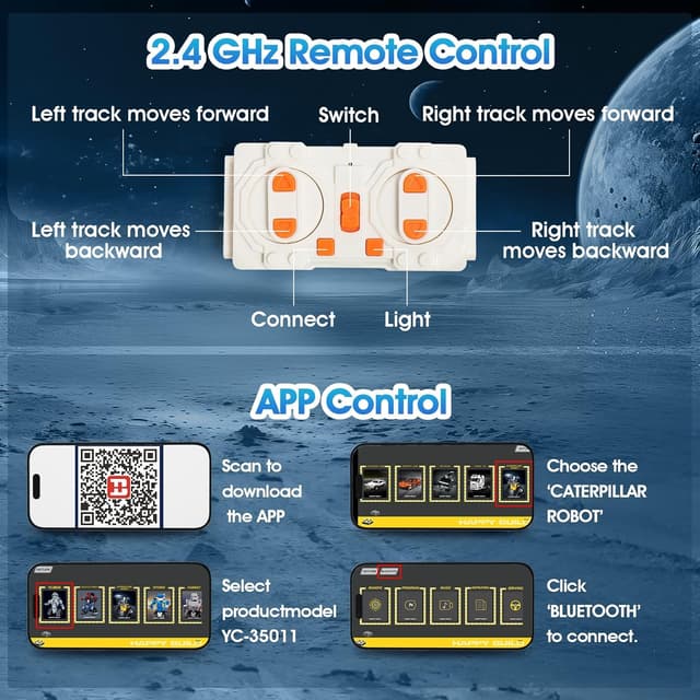 Thumbnail 5 de Sunrad Technic Roboter 6-in-1 Bauspielzeug