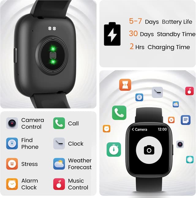 Thumbnail 5 de Smart Watch with Alexa Built‑in 1.83" fitness watch