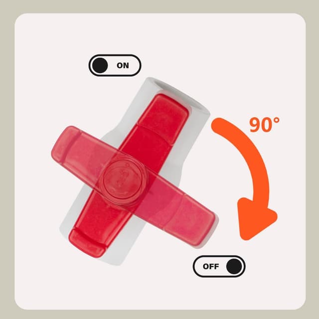 Detalle 2 de PVC Kugelhahn 32 mm, 6er-Set für Wasser