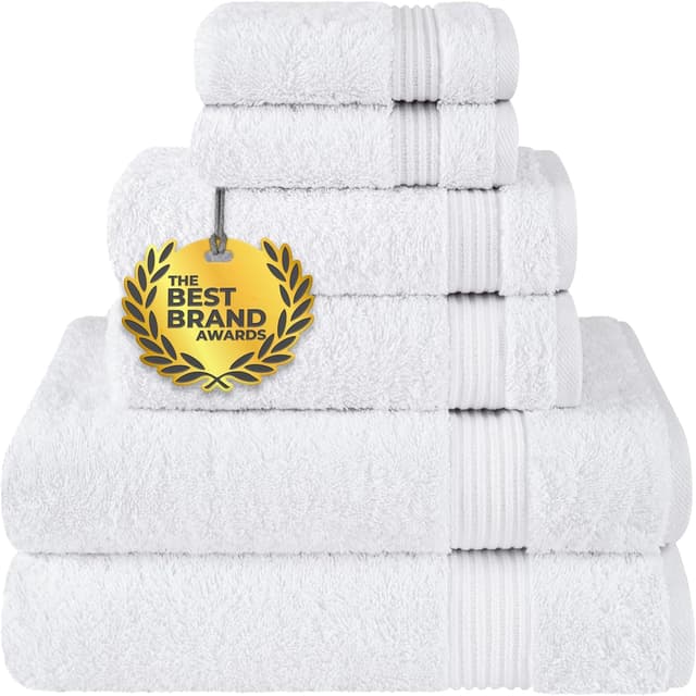 Detalle de Cotton Paradise 6-Piece Towel Set 100% Cotton