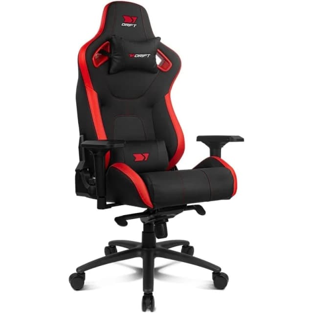 Detalle de Drift DR600 Extra Wide silla gaming negra/roja