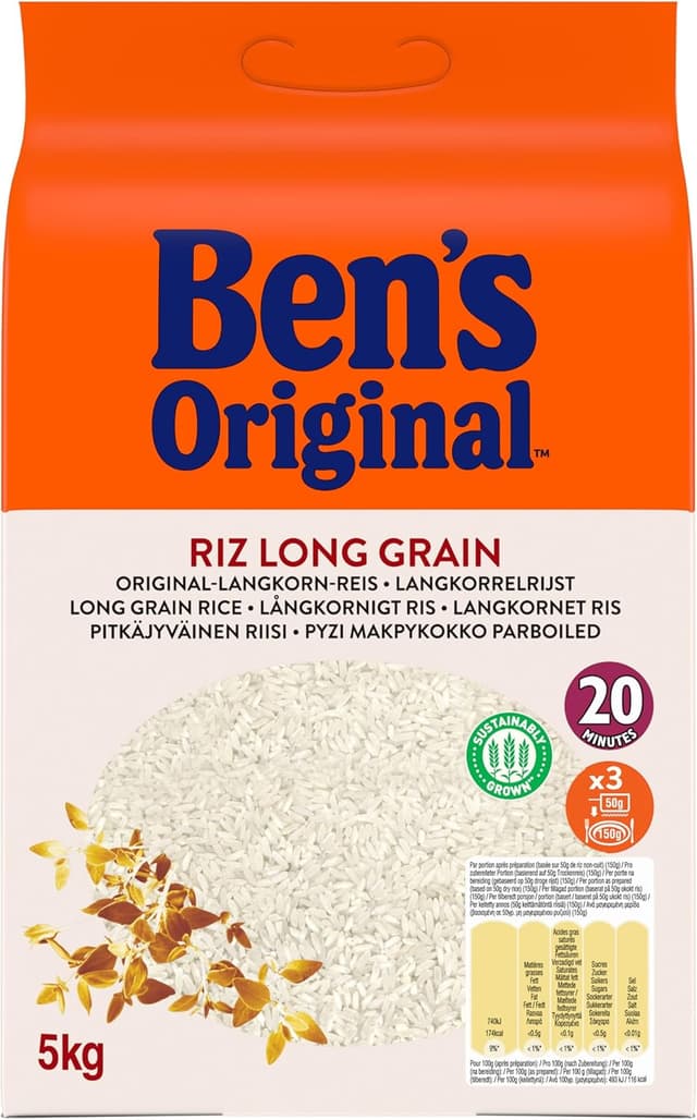Thumbnail 1 de Bens Original Riz Long Grain Tradition 5kg