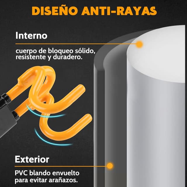 Thumbnail 4 de Tevlaphee Antirrobo Coche Barra Universal