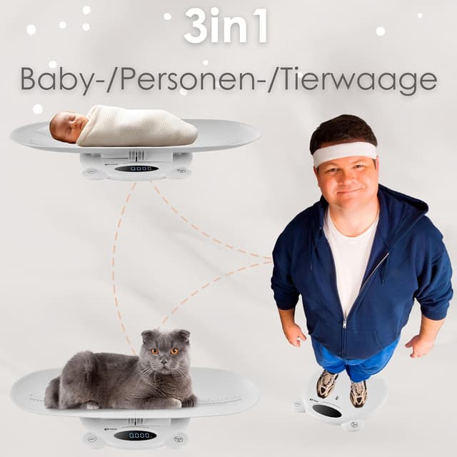 Thumbnail 3 de 3in1 Babywaage Tierwaage & Personenwaage