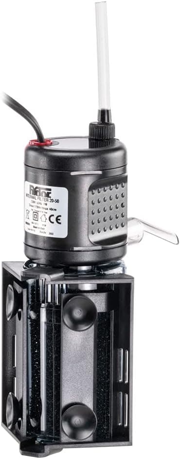 Detalle de Hydor Ferplast Crystal 50 filtre interne 2 étages avec charbon actif et kit Venturi, pour aquariums de 20 à 50 litres