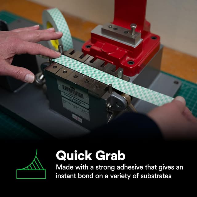 Thumbnail 2 de 3M Nastro biadesivo con supporto in carta/tessuto non tessuto 410 m, bianco