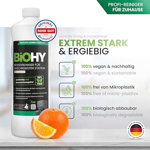 Thumbnail 1 de BiOHY Limpiador para Robots de Limpieza 🍊 1L + Dosificador
