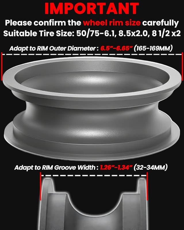 Detalle 2 de BEBEJIA E-Scooter Reifen 50/75-6.1