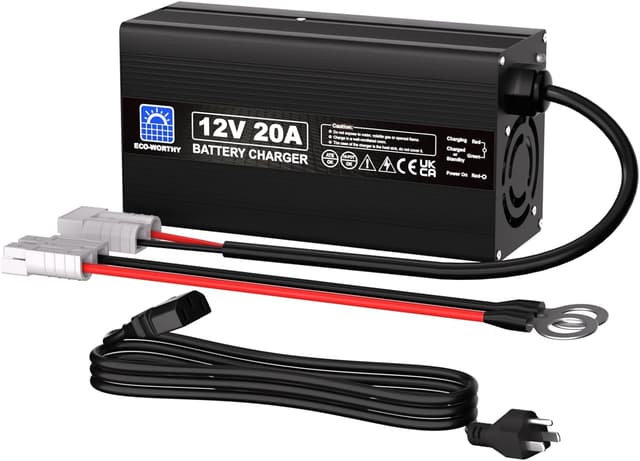Imagen de ECO-WORTHY 12V 20A LiFePO4 Battery Charger ⚡ en OfertitasTOP