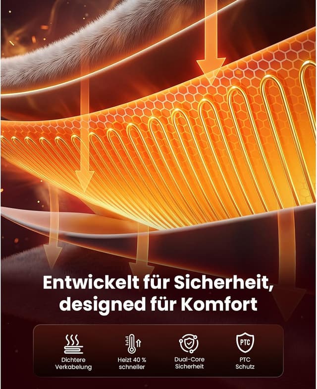 Thumbnail 1 de BOB AND BRAD Heizkissen 60×85 Wärmekissen für Rücken