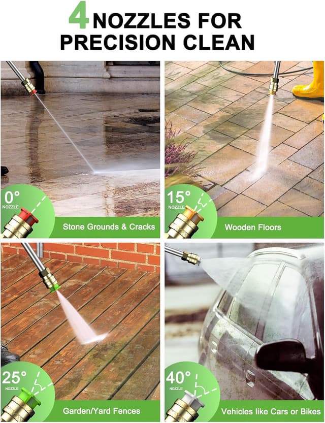Thumbnail 1 de Pressure Washer Power Jet with 4 Nozzles