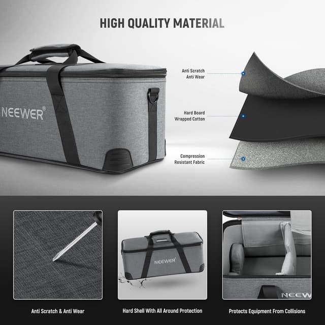 Detalle 2 de NEEWER PB6 Carrying Bag for Studio Lights 52cm
