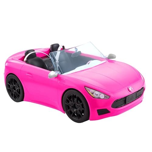 Detalle de Mattel HBT92 Barbie descapotable rosa, 2 plazas