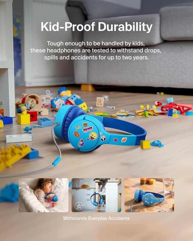 Thumbnail 4 de Belkin SoundForm Mini Kids Headphones 85dB