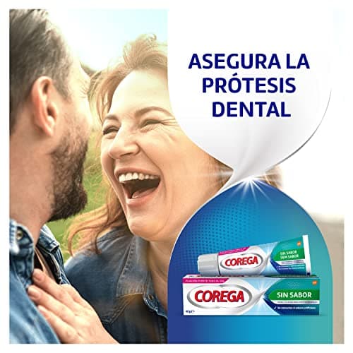 Detalle de Corega Crema Fijadora sin sabor para prótesis dentales (70 g) de fijación fuerte