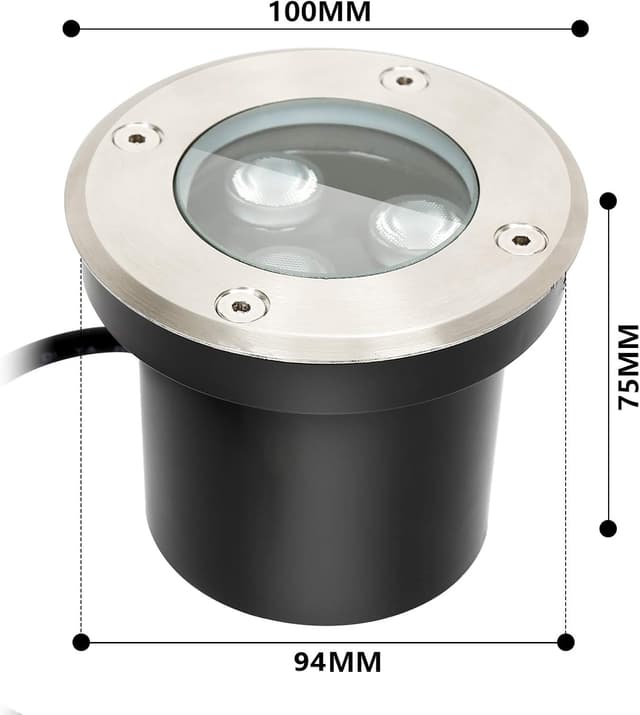 Thumbnail 6 de Lospitch spots sol 8x 3W LED IP65 jardin