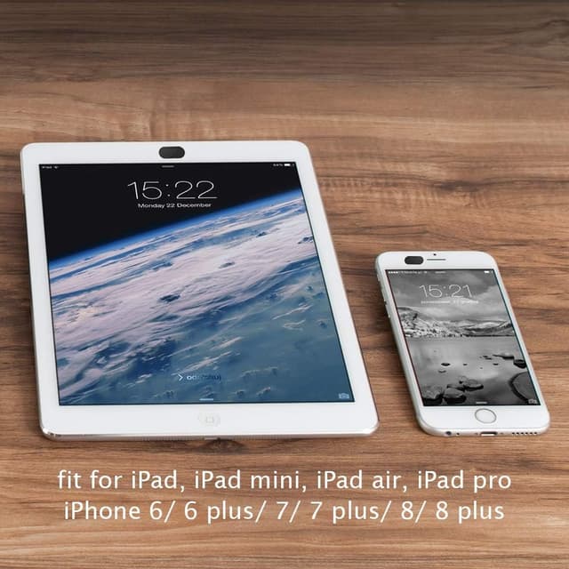 Detalle de CloudValley Webcam-Abdeckung 0,6 mm Thin – Slider aus Metall (5er-Set, Schwarz)