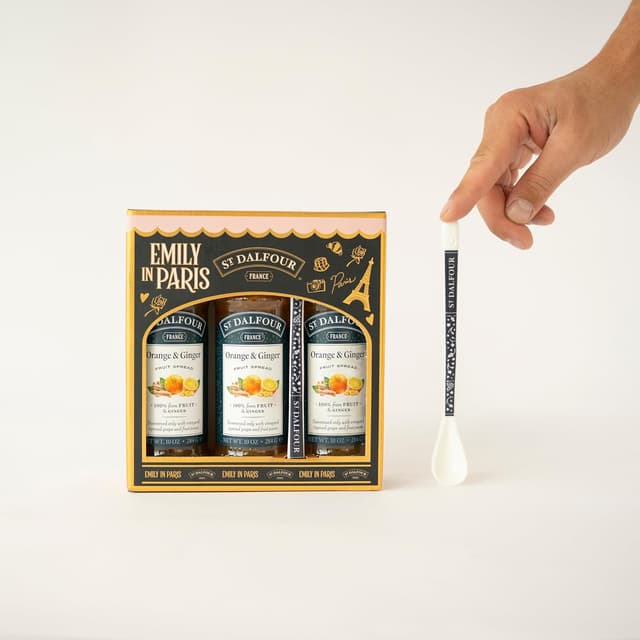 Detalle 1 de St. Dalfour Fruchtaufstrich Geschenkset 3x284 g