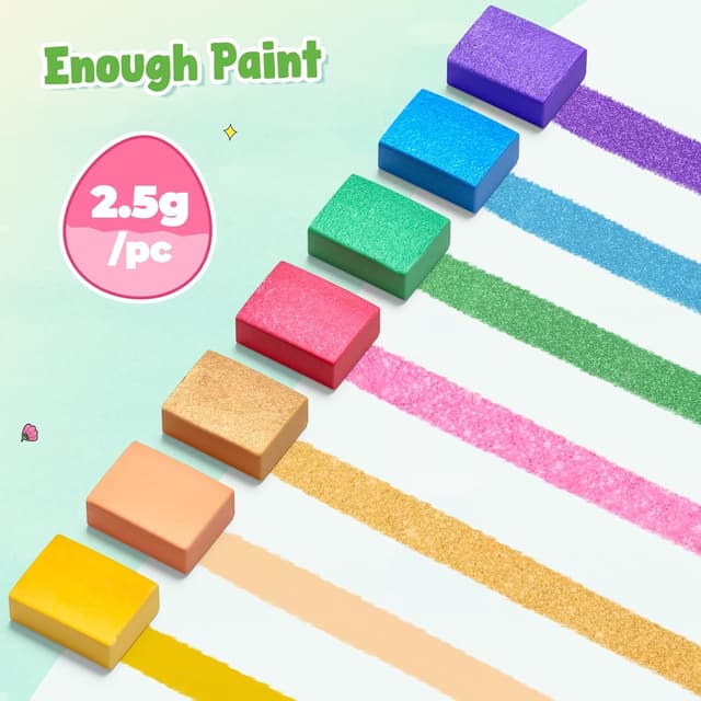 Detalle 2 de JoyCat Paint with Water Water Colouring Books Set for Toddlers (Easter theme) – Light Green