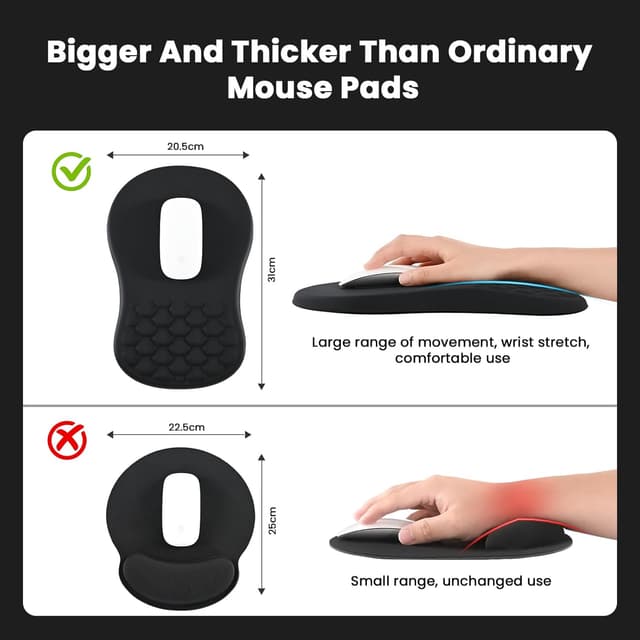 Thumbnail 4 de EooCoo Ergonomic Mouse Mat with Massage Wrist Rest