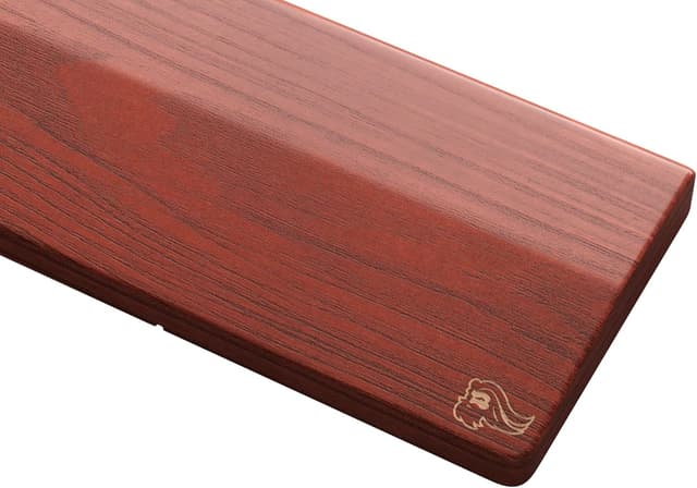 Detalle de Glorious Gaming Wooden Keyboard Wrist Rest (Full Size) – Golden Oak, weißes Eschenholz