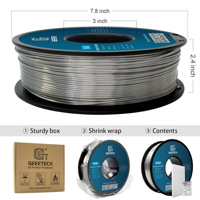 Thumbnail 4 de GEEETECH PLA Filament 1 kg Silk