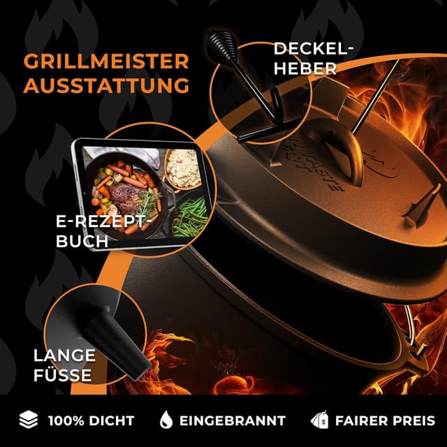 Detalle 2 de IRON TASTE Dutch Oven Set 12 l