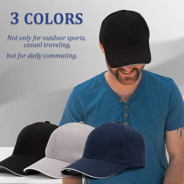 Thumbnail 6 de Dzpuhuojz 3 Pack Baseball Cap