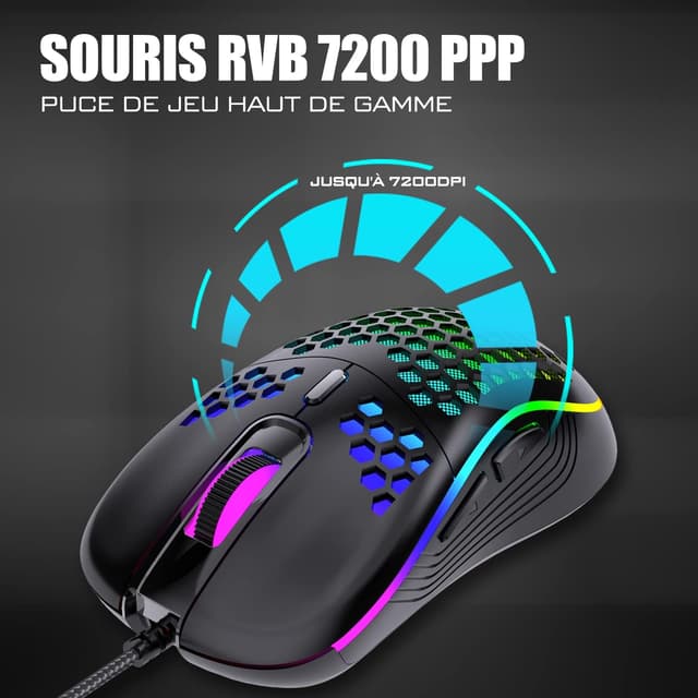 Thumbnail 6 de RedThunder 60% ensemble gamer AZERTY 62 touches