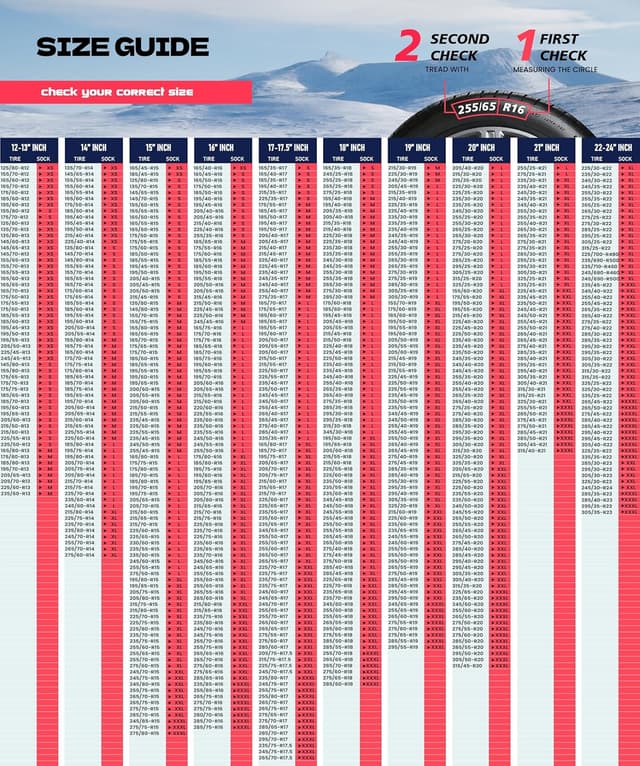 Thumbnail 3 de K-Musculo Snow Socks for Tires XXL 2-Pack