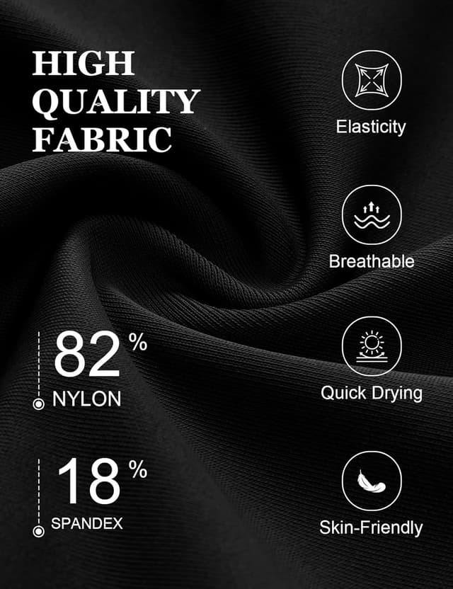 Detalle 1 de Nadeer Damen-Badeanzug Einteiler mit „Bauchweg“-Raffung und Push-up-Optik (Tummy Control)