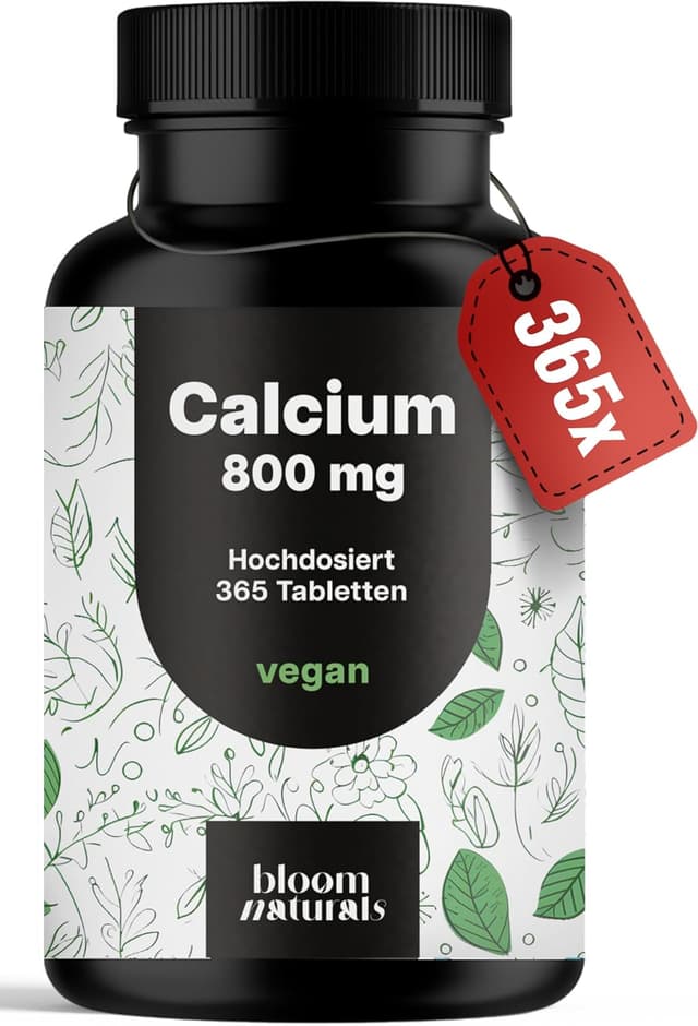 Detalle de Bloom Naturals Calcium Tabletten 800 mg
