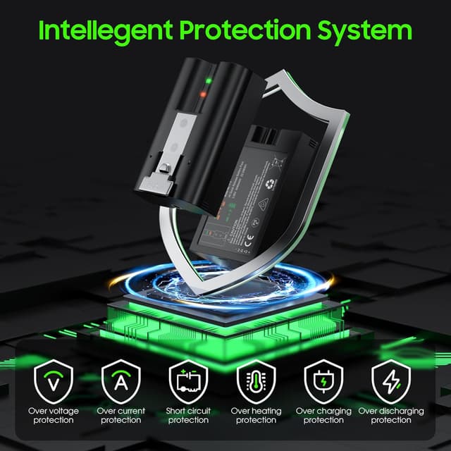 Thumbnail 1 de 3 Pack Replacement Ring Battery 6040mAh