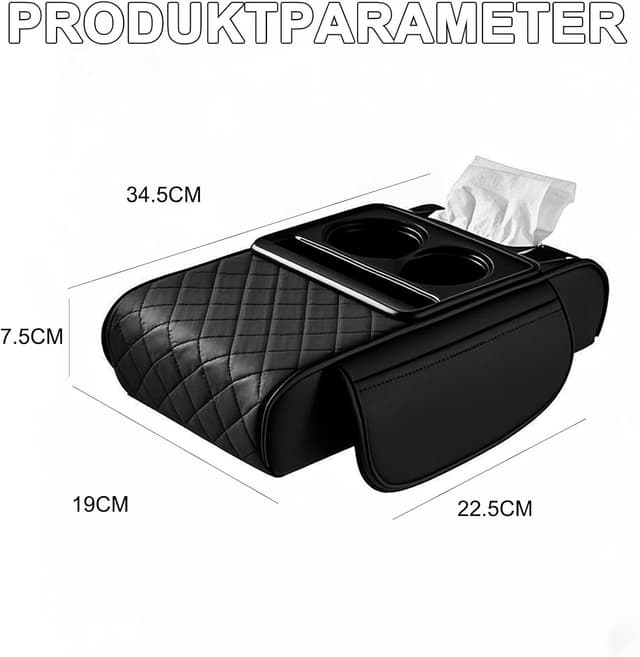 Thumbnail 1 de CMANLNYK Multifunctional Car Armrest Storage Box