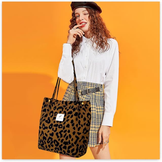 Thumbnail 2 de FITDON Cord Umhängetasche Groß