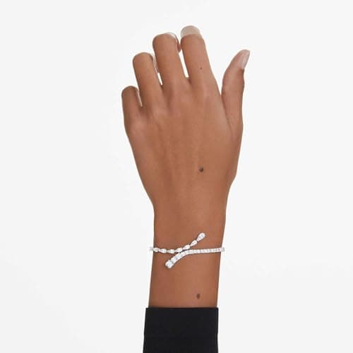 Thumbnail 4 de Swarovski Pulsera Matrix blanca, baño de rodio 💍