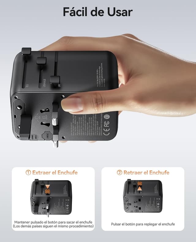 Thumbnail 5 de ORICO GAN 70W Adaptador de viaje 70W