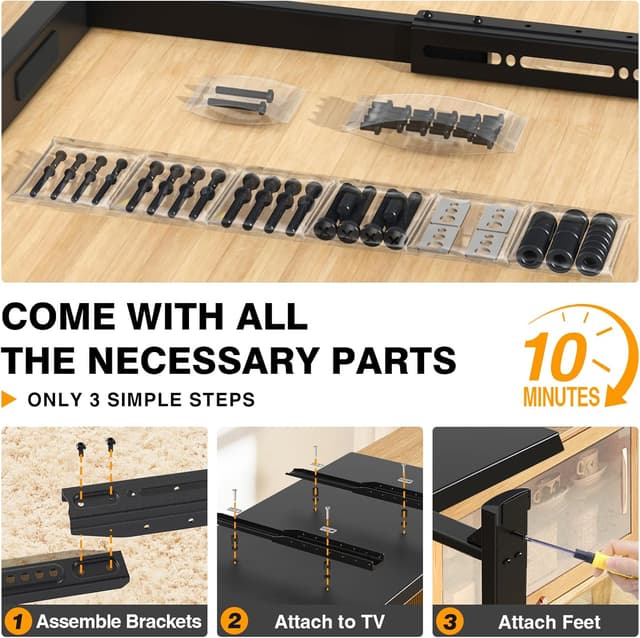 Thumbnail 5 de Universal TV Legs 150 lb Stand