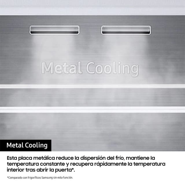 Detalle 2 de Samsung Bespoke AI RS70F64KDTEF frigorífico americano reacondicionado Grado D (All Around Cooling) 640 L
