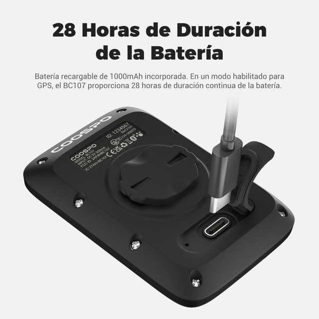 Thumbnail 2 de COOSPO BC107 GPS Computadora de Bicicleta