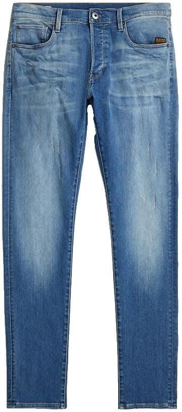 Detalle 2 de G-Star Herren 3301 Slim Jeans mit Knopfverschluss und 5 Taschen