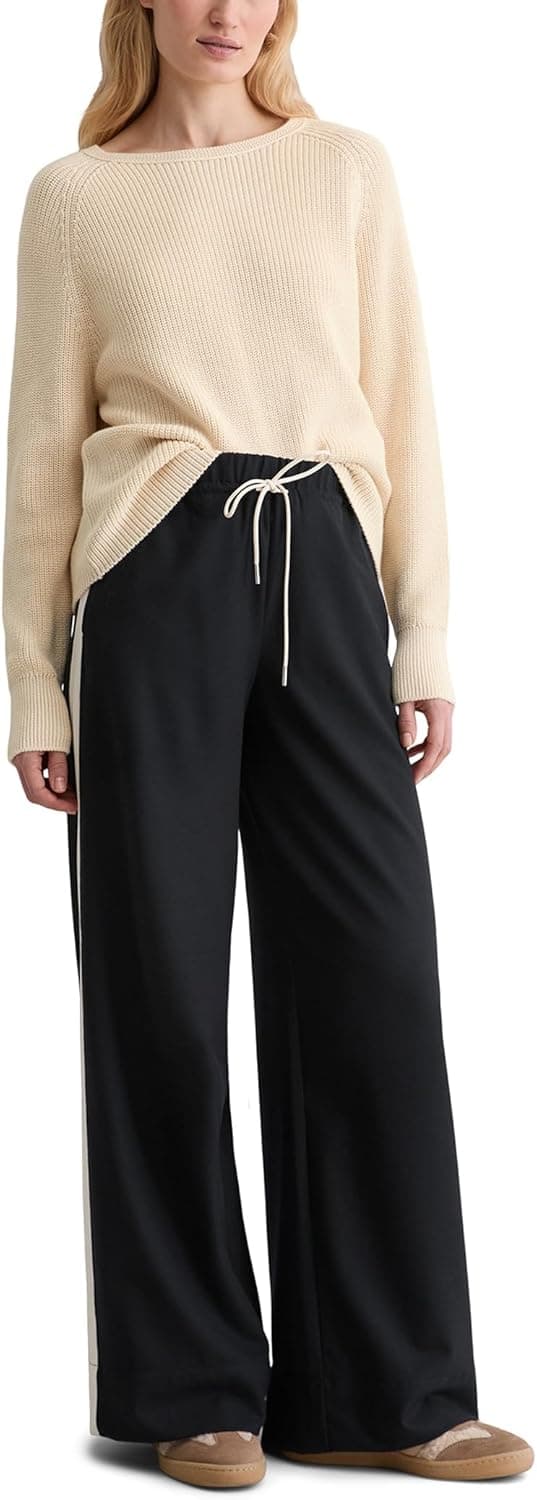 Detalle de Marc O’Polo Damen Strickpullover aus Bio-Baumwolle (Loose Fit)