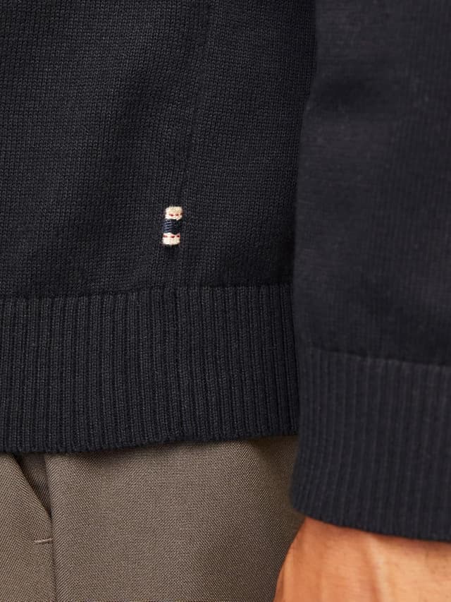 Detalle de JACK & JONES Col roulé regular fit en coton biologique